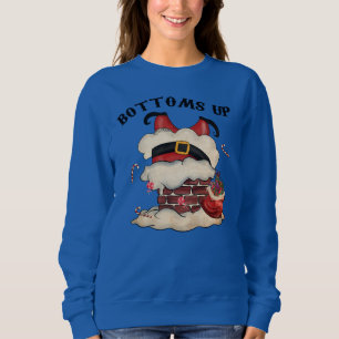 Sweatshirt Adorables Noël en bas Père Noël