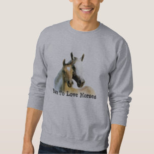 Sweatshirt adulte unisexe d'amis de cheval
