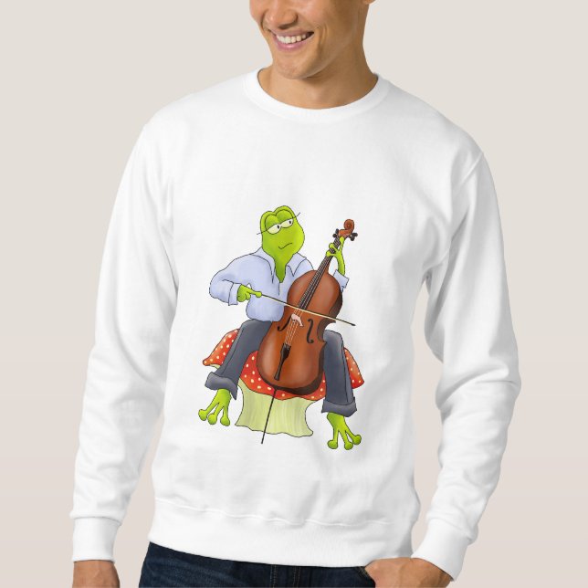 Sweatshirt adulte unisexe de grenouille de (Devant)