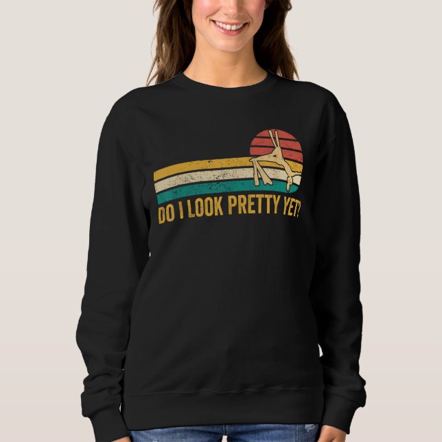 Sweatshirt Aerial Silk Aerialist Do I Look Pretty Yet 1 (Devant)