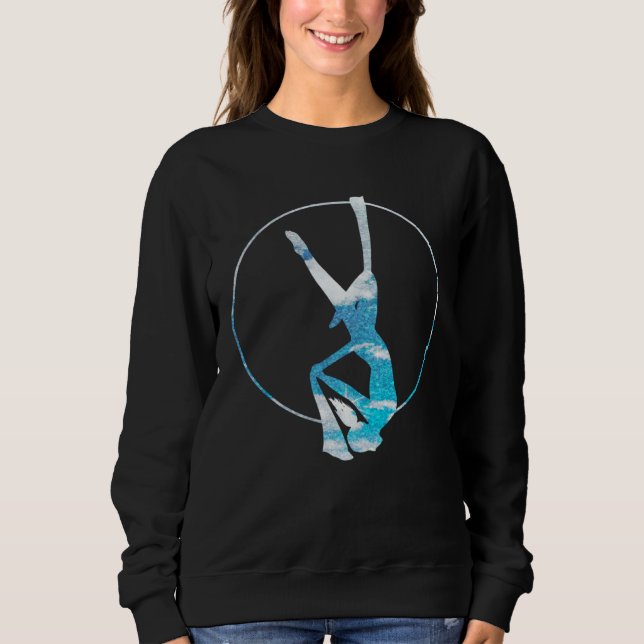 Sweatshirt Aerial Silk Circus Lyra Hanging Aerialist Trapeze  (Devant)