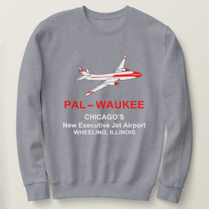 Sweatshirt Aéroport de Palwaukee, Roue, Illinois