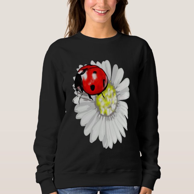 Sweatshirt Aesthetic Nature Summer Ladybird Nature (Devant)