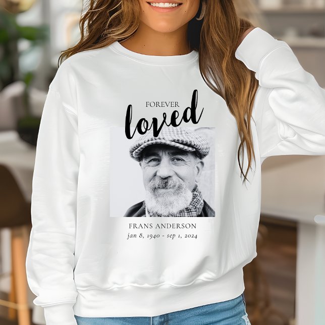 Sweatshirt Affiche de bienvenue funéraire du panneau commémor (Créateur téléchargé)