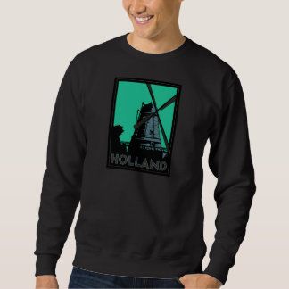 Sweatshirt affiche vintage de voyage d'art déco de la