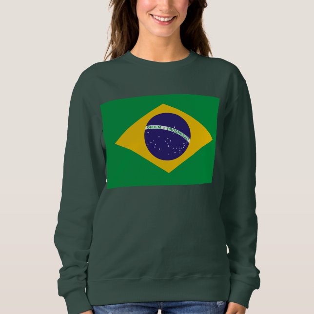 Sweatshirt Afficher vos couleurs - Brésil (Devant)
