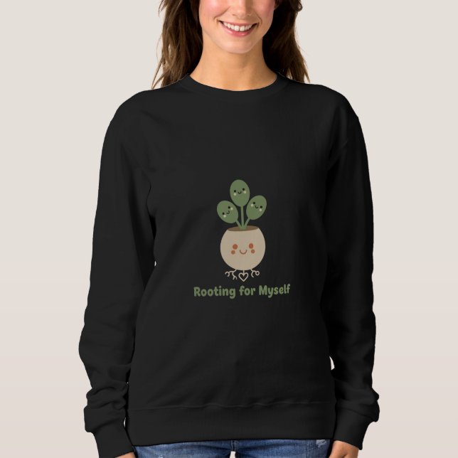Sweatshirt Affirmation d'amour-propre et de croissance | Mign (Devant)