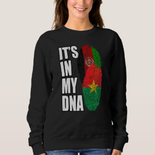 Sweatshirt Afghanistan Et Burkinabé Mélange Drapeau Adn Patri
