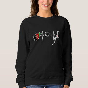 Sweatshirt Afghanistan Japon Drapeau Afghan Japonais Battemen