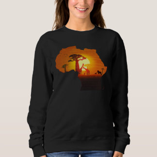 Sweatshirt Africa Savannah Continent Lion African King Cradle
