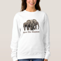 Sweatshirt africain des éléphants