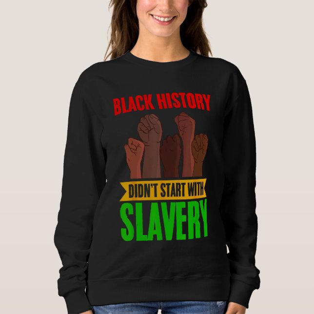 Sweatshirt African American Black History Month African Herit (Devant)