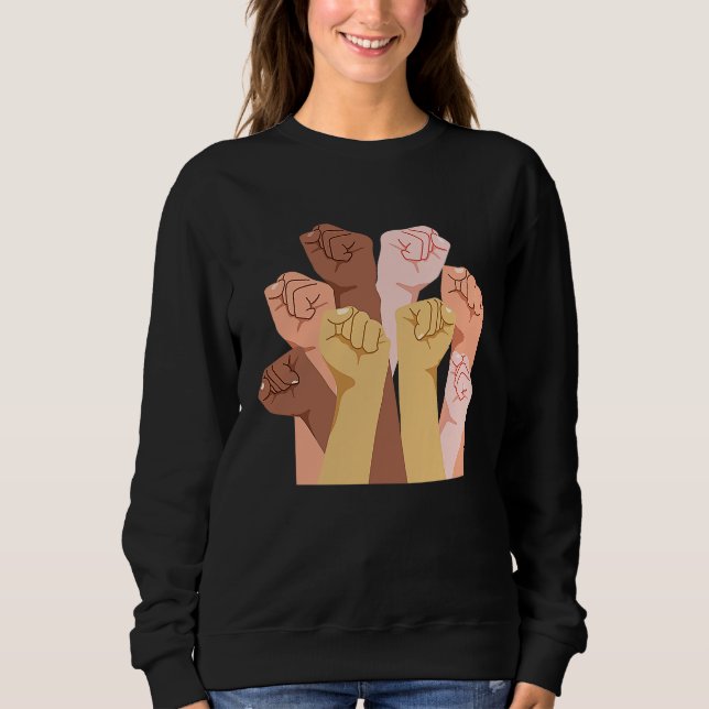 Sweatshirt African  American History  Beautiful Black Diversi (Devant)
