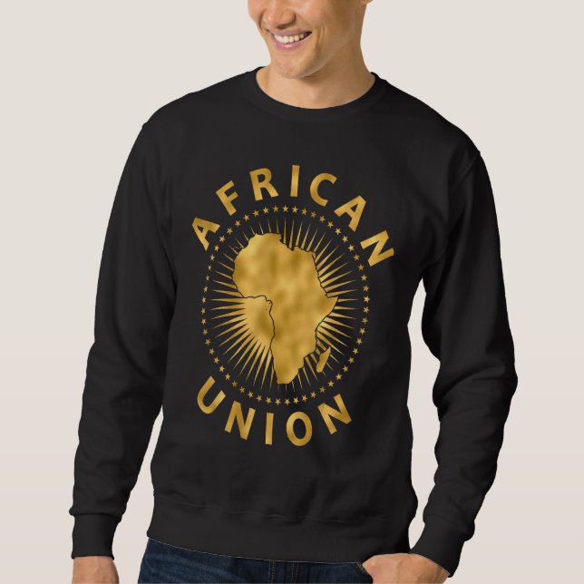 Sweatshirt African Union Flag Africa Golden Anniversary (Devant)