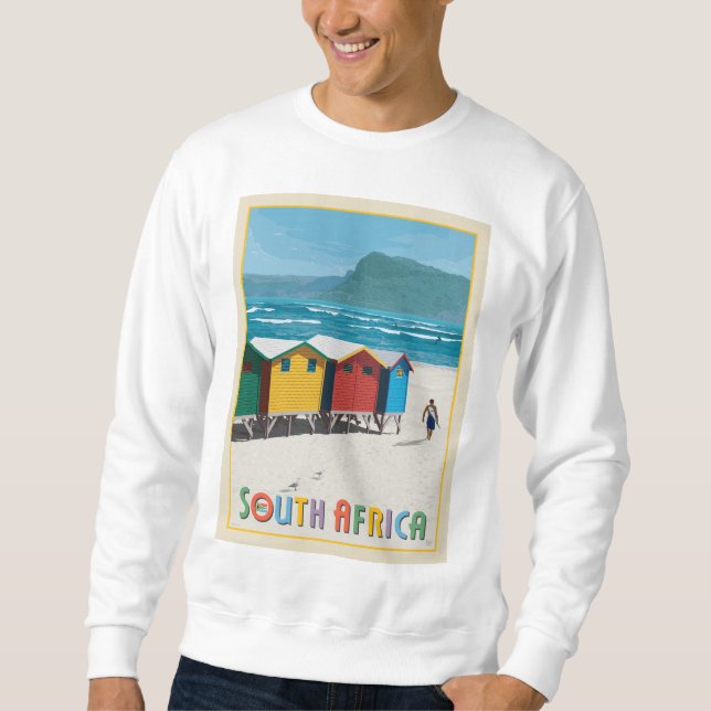 Sweatshirt Afrique du Sud | Plage de Muizenberg (Devant)