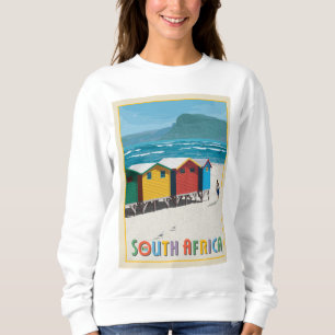 Sweatshirt Afrique du Sud   Plage de Muizenberg