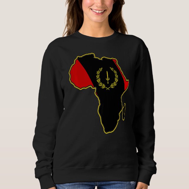 Sweatshirt Afrique noire - Patrimoine de l'Amérique (Devant)