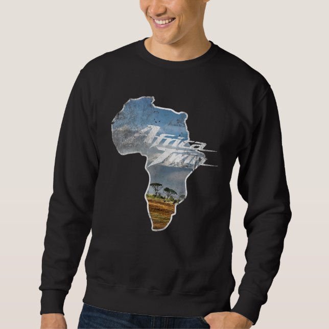 Sweatshirt Afrique Tourisme Twin Bike Off Road & Cross Contin (Devant)