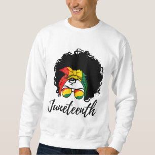Sweatshirt Afro femme Reine noire Africaine Américaine Melani