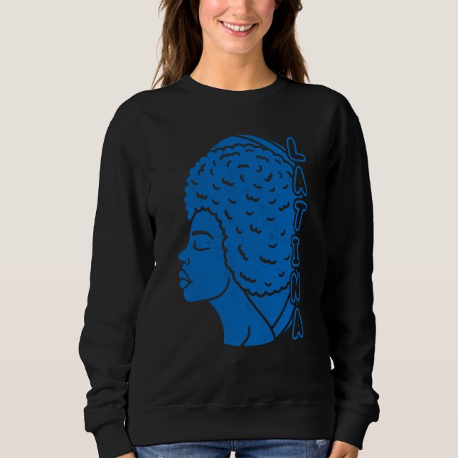 Sweatshirt Afro Latina Pride Latin America Latina Power Afroc (Devant)