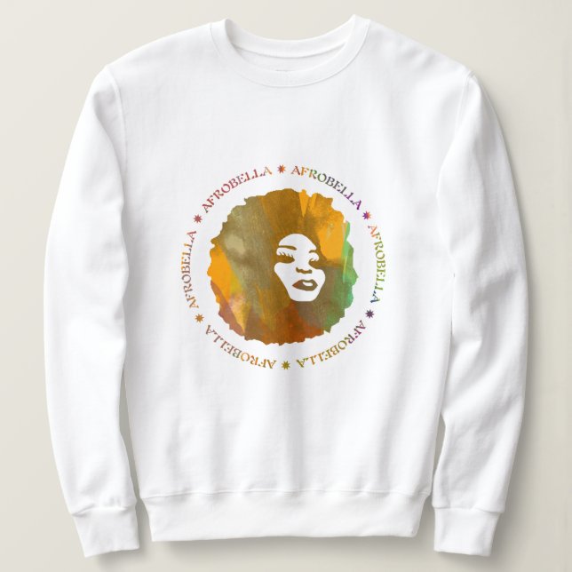 Sweatshirt Afrobella Long Sleeve (Design devant)