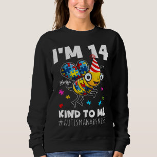 Sweatshirt Âge 14 Abee Né Puzzle de naissance Type de Sensibi