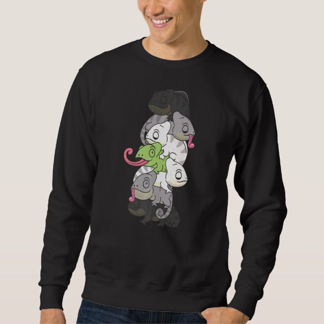 Sweatshirt Agender Flag Genre Pride Lgbtq Chameleon (Devant)