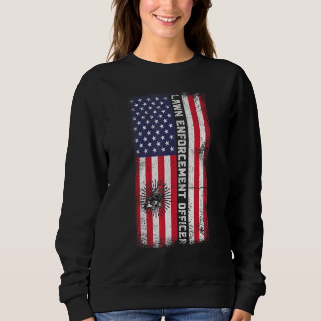 Sweatshirt Agent de l'application de la loi de la pelouse de  (Devant)
