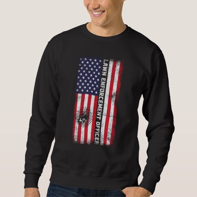 Sweatshirt Agent de l'application de la loi de la pelouse de  (Devant)