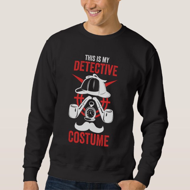 Sweatshirt Agent sous couverture scène de crime Ceci est mon  (Devant)