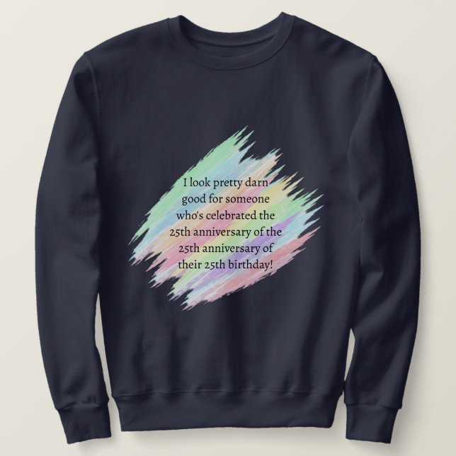 Sweatshirt Âgés de 75 ans et plus (Design devant)