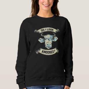 Sweatshirt Ai-Je L'Air Amosed Cow Rancher Propriétaire Agrico