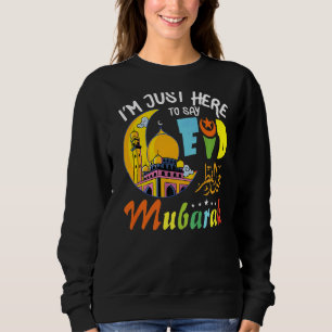Sweatshirt Aïd Moubarak Aïd el-Fitr et Aïd el-Aïd el-Adha am