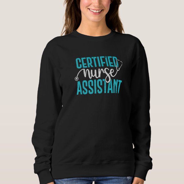 Sweatshirt Aide-soignant certifié Aide-soignante en soins inf (Devant)