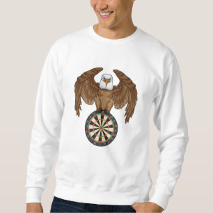 Sweatshirt Aigle aux fléchettes avec Dartboard