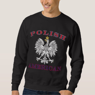 Sweatshirt Aigle blanc américain polonais