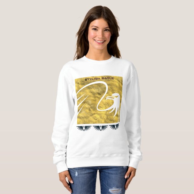 Sweatshirt Aigle élégant (Devant entier)