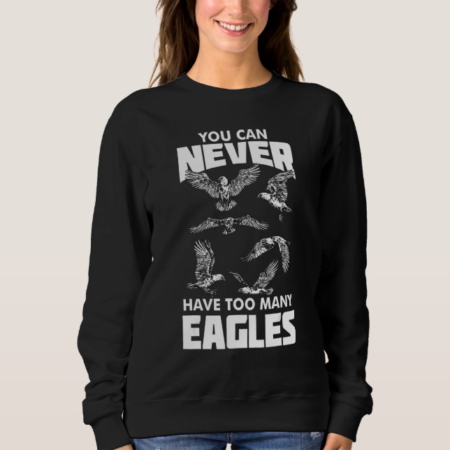 Sweatshirt Aigle fauconier Aigle faucon Aigle et Hawk (Devant)