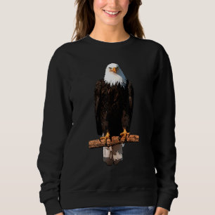 Sweatshirt Aigle Imprimer Aigles Animaux Motif Bald Enfants A