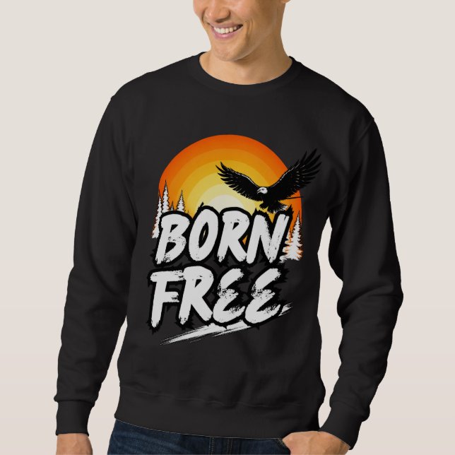 Sweatshirt Aigle Né Libre (Devant)