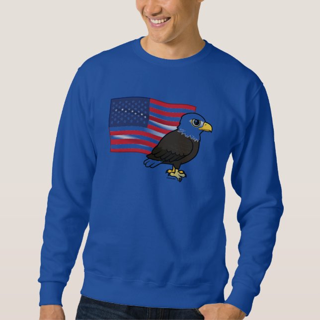 Sweatshirt Aigle patriotique (Devant)
