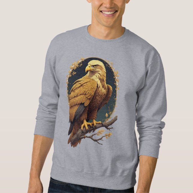 Sweatshirt Aigle royal doré (Devant)
