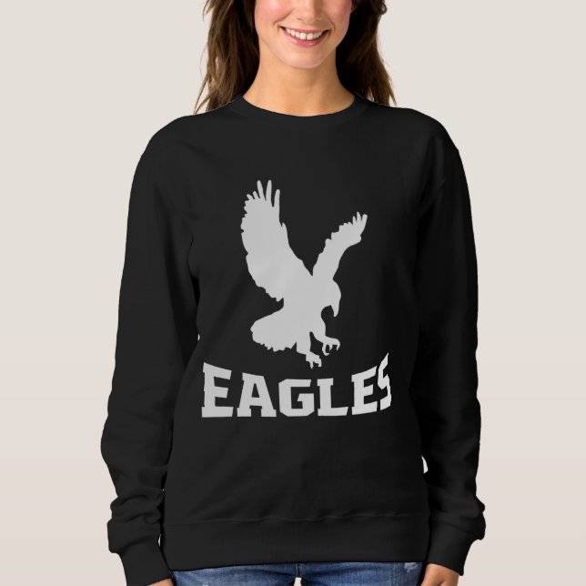 Sweatshirt Aigles Volant Oiseau Inspiration Design 1 (Devant)