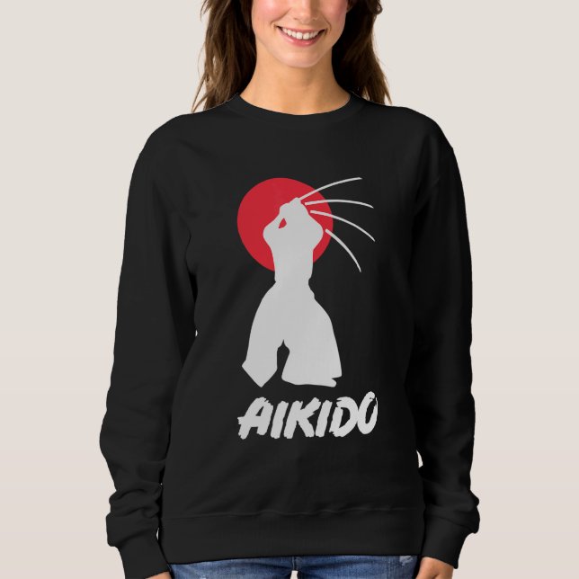Sweatshirt Aikido Japonais Martial Arts Techniques Aikido Bla (Devant)