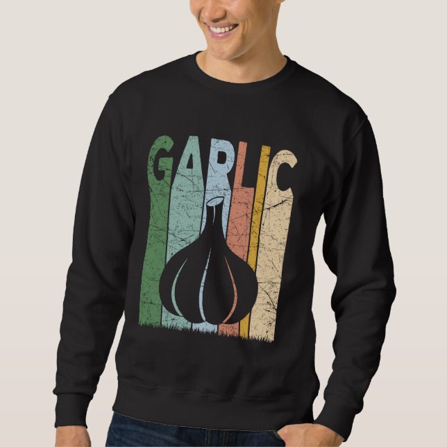 Sweatshirt Ail Vintage Ail Fermier Retro Vegetables Farm (Devant)