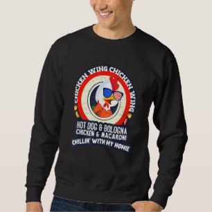 Sweatshirt Aile de poulet cuite Aile de poulet Aile de chien
