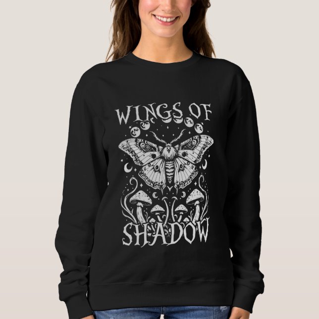 Sweatshirt Ailes Fées Fairycore De L'Ombre (Devant)