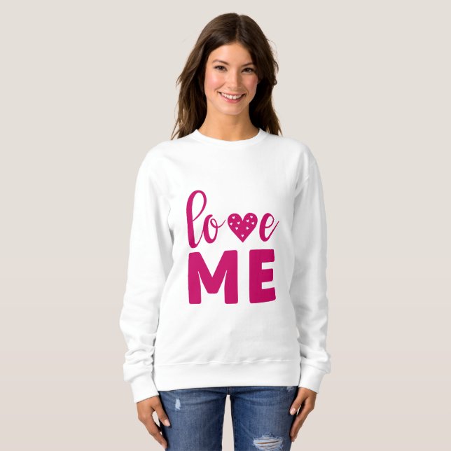 Sweatshirt Aime MOI (Devant entier)