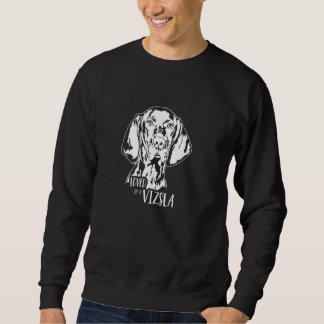 Sweatshirt Aimé par un chien de Vizsla dire chien maman de ch