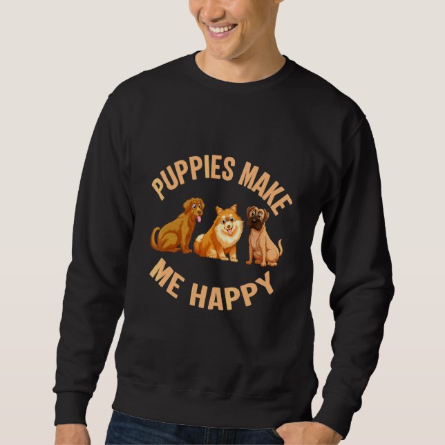 Sweatshirt Aimer Chien Tee J'Aime Mon Chien Tee Secourir Chie (Devant)